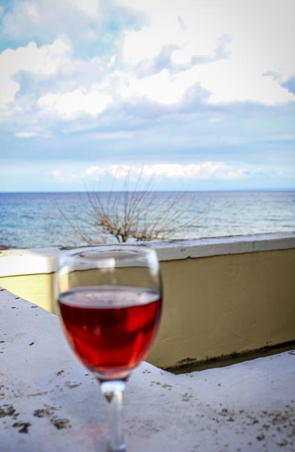 Pelagion II Sea Coral - Beachfront Holiday Home Kypseli Buitenkant foto