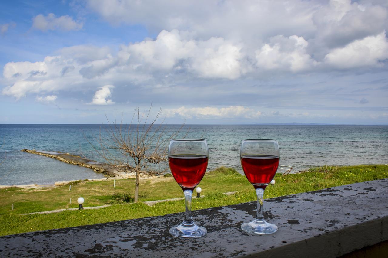 Pelagion II Sea Coral - Beachfront Holiday Home Kypseli Buitenkant foto